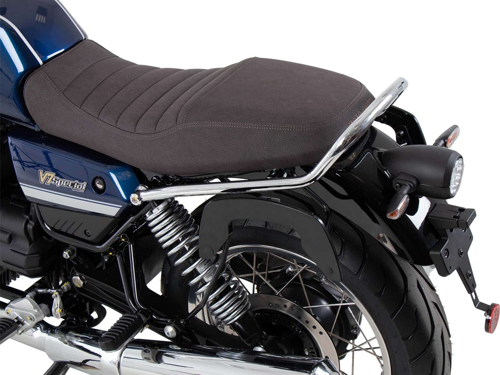 C-Bow Seitenträger schwarz für Moto Guzzi V7 Special/Stone/Centenario (850 ccm) (2021-)