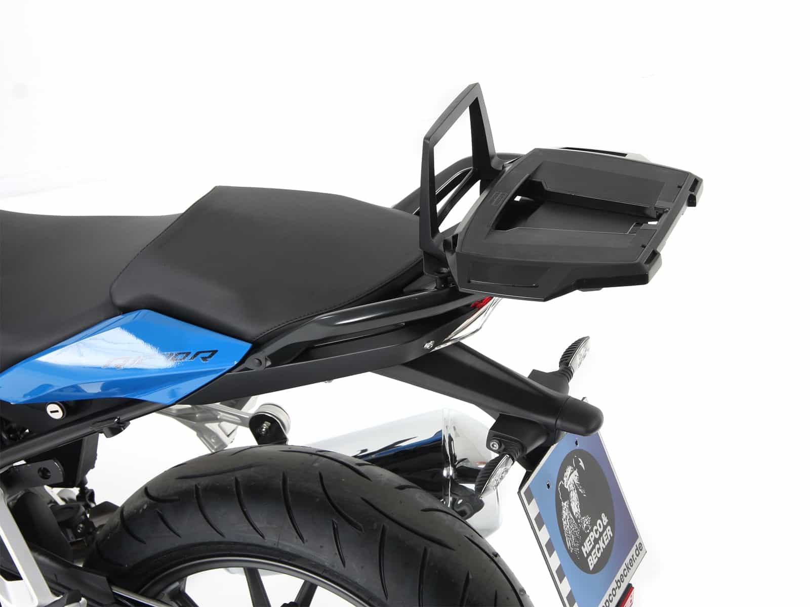 Alurack top case carrier black for combination with original rear rack for BMW R 1250 RS (2019-)