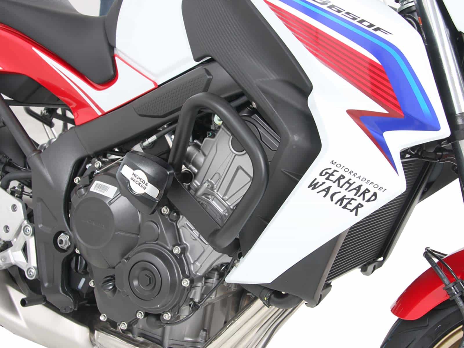 Motorschutzbügel inkl. Protection Pads schwarz für Honda CB 650 R / E-Clutch (2024-)