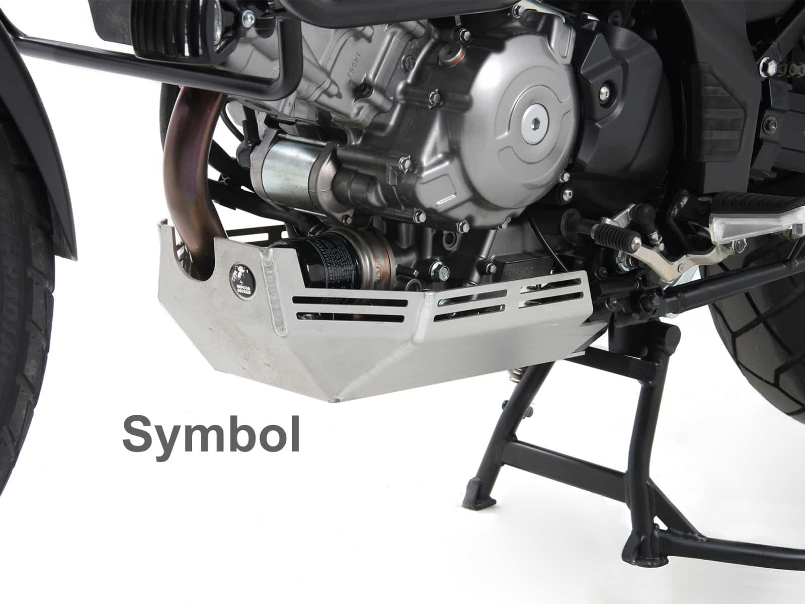 Motorschutzplatte schwarz für Suzuki V-Strom 650/XT (2017-)