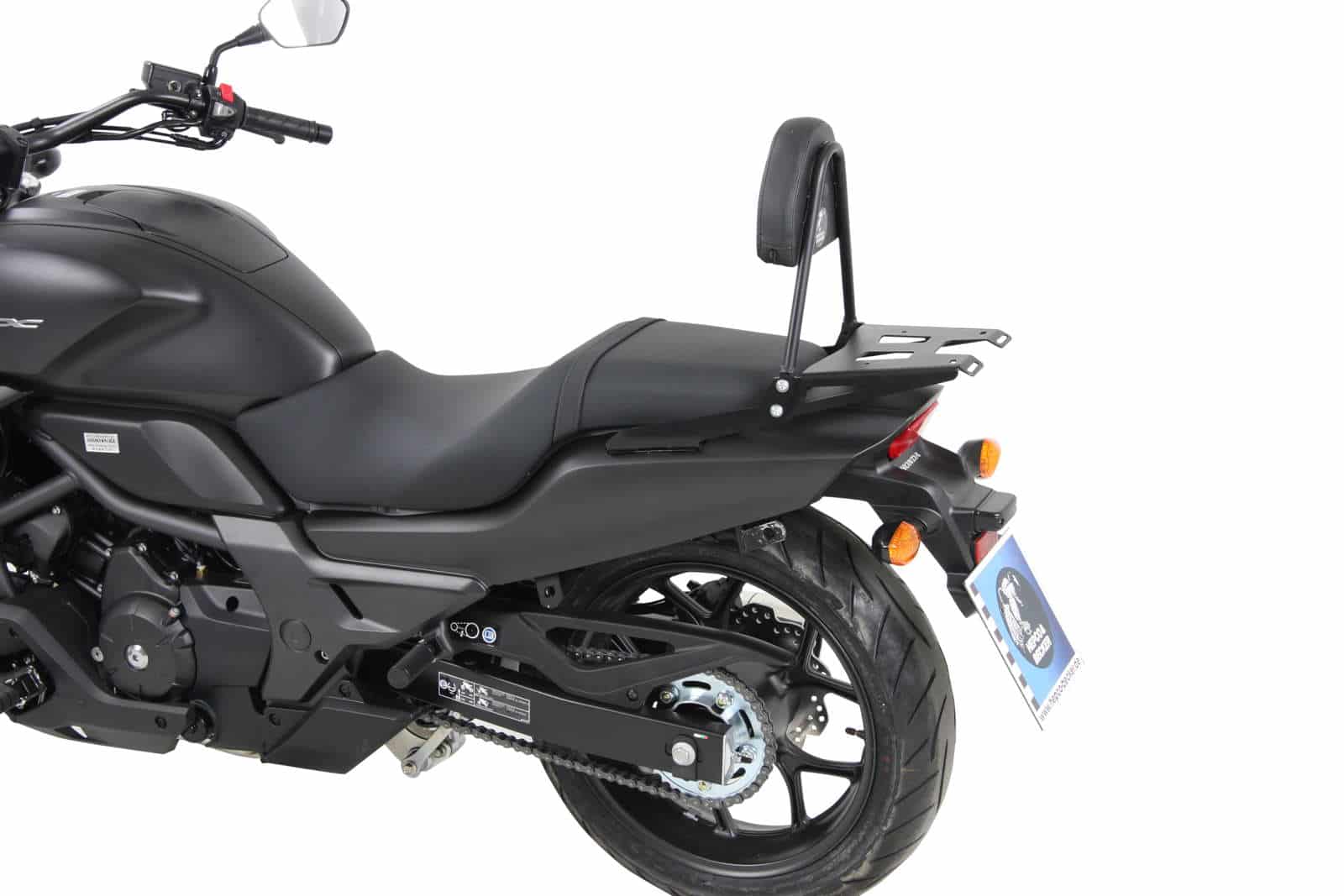 Sissybar with rearrack black for Honda CTX 700/N/DCT (2014-)