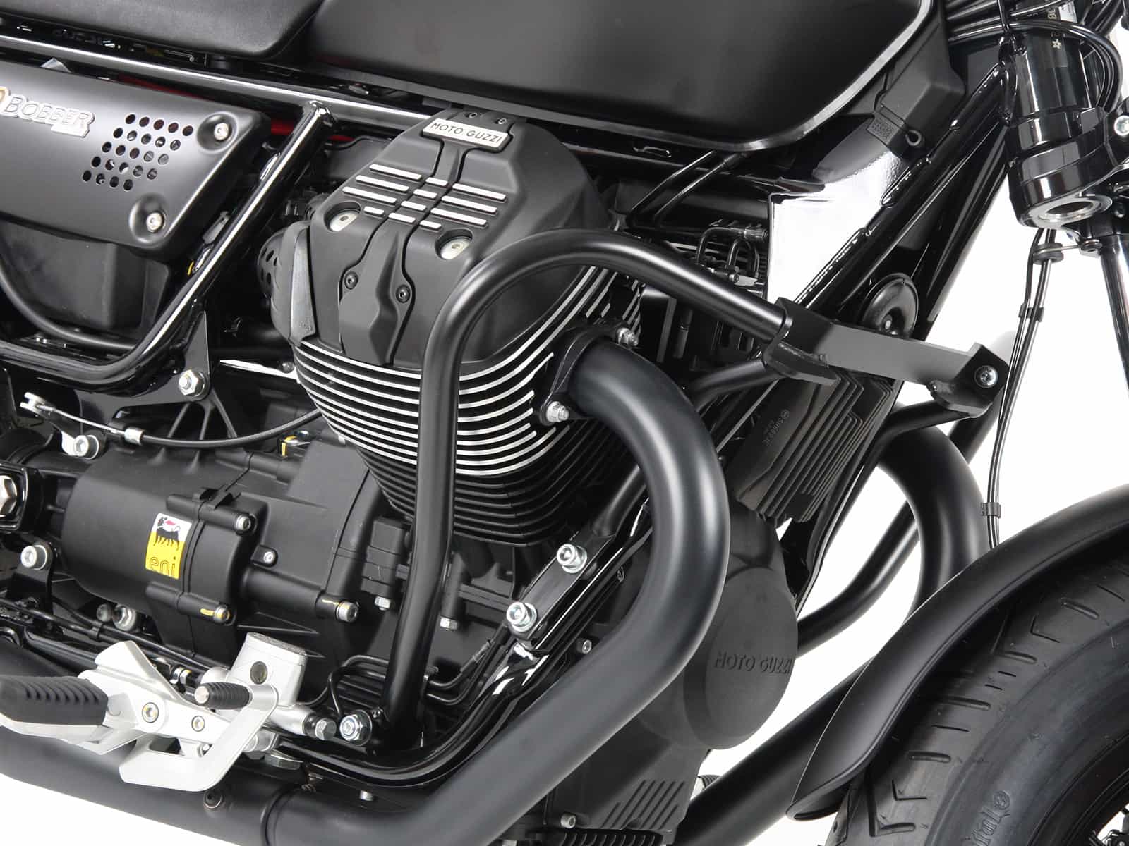 Engine protection bar chrome for Moto Guzzi V 9 Bobber/Sport (2016-2020)