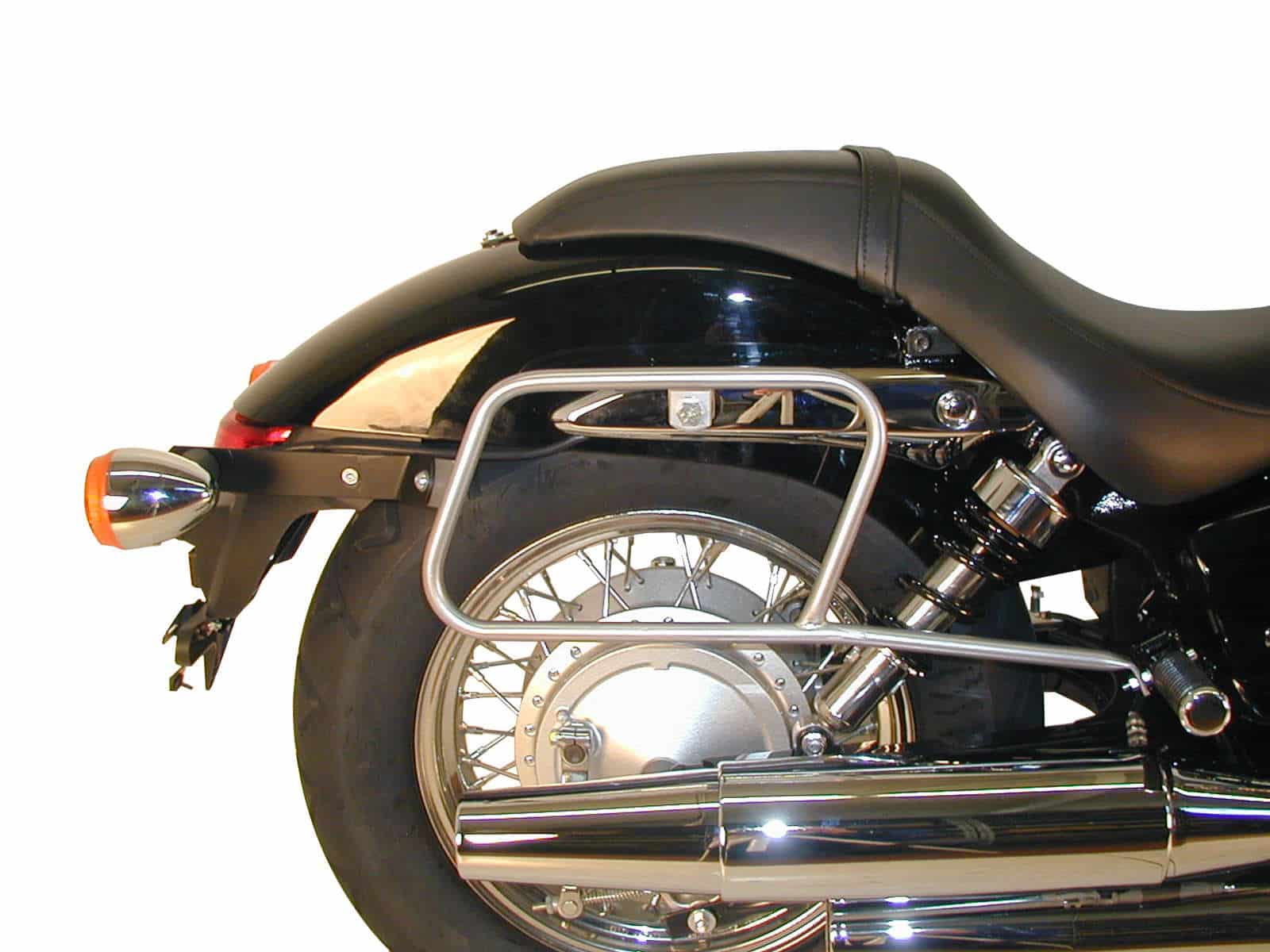 Rohr-Ledertaschenhalter chrom für Honda VT 750 Shadow Spirit (2007-2013)