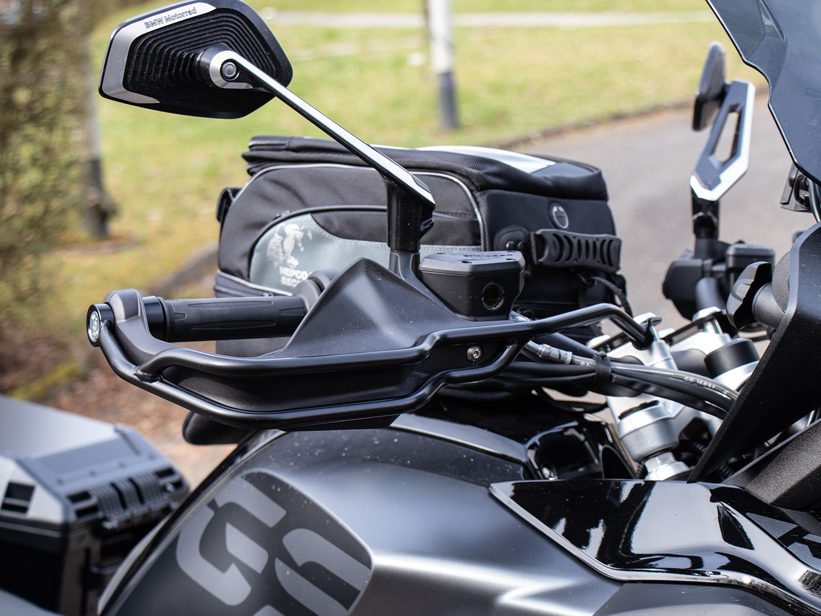 Handle guard set black (left+right side) for BMW R1250GS (2018-2023)