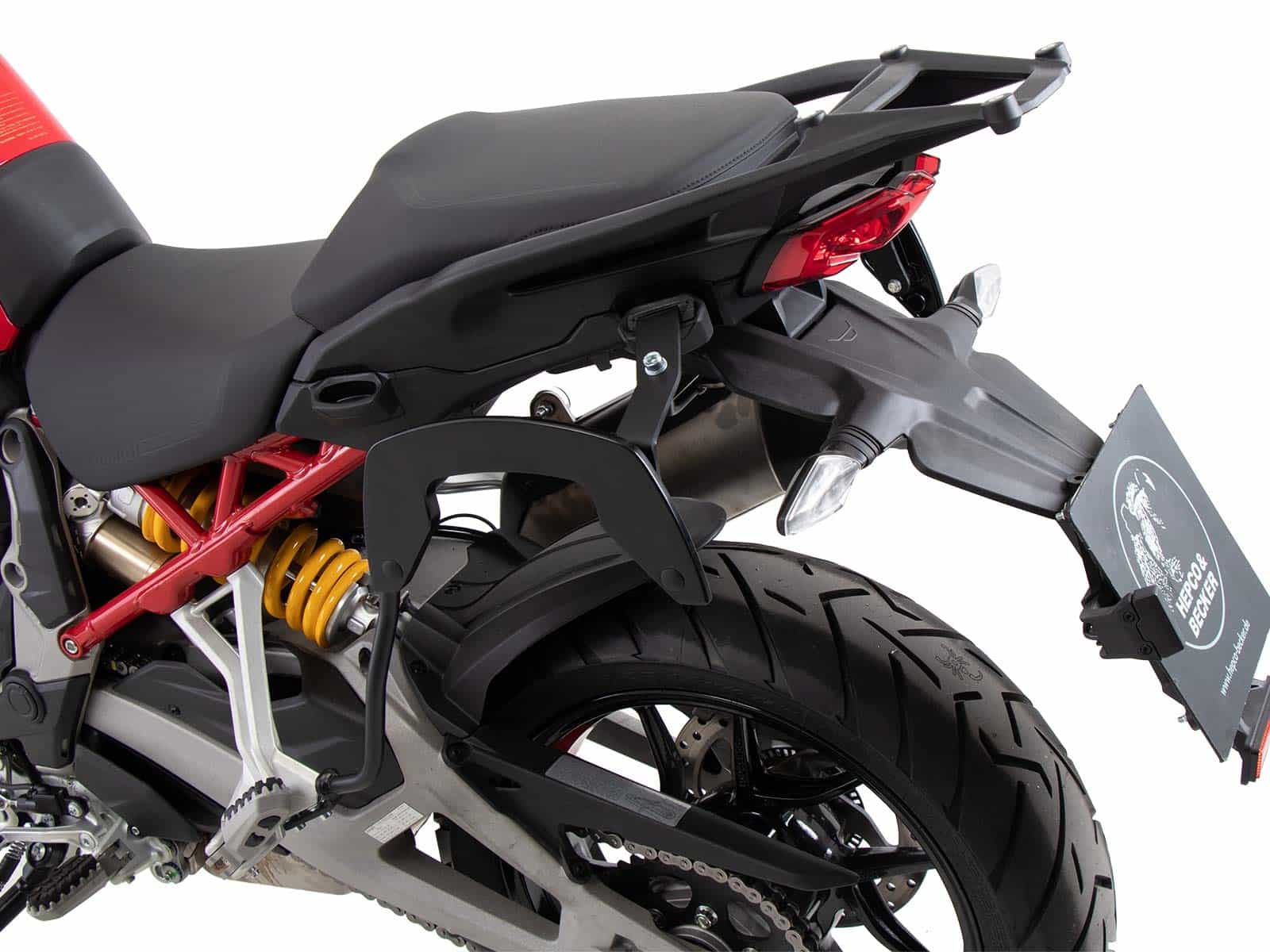 C-Bow Seitenträger schwarz für Ducati Multistrada V4/S/S Sport/Pikes Peak (2021-)/Rally(2023-)