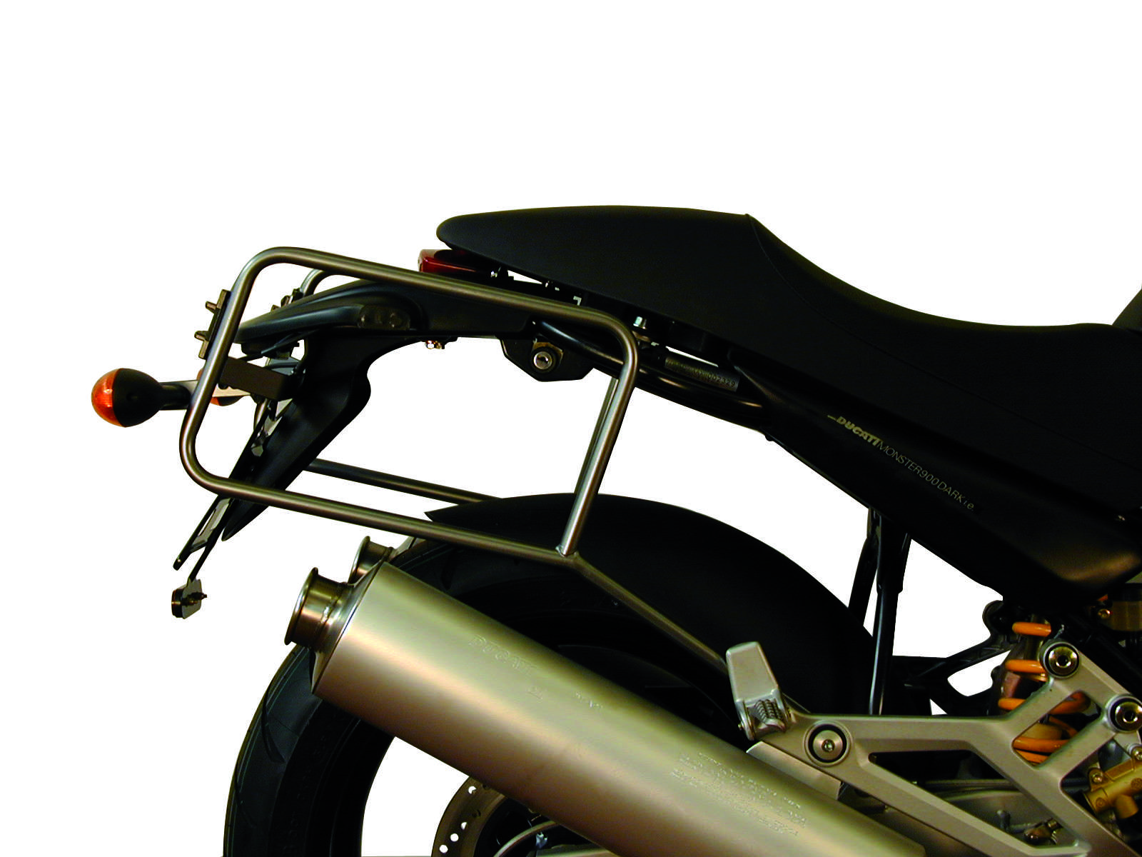 Seitenkofferträger festverschraubt schwarz für Ducati Monster 900 i.e. (2000-2005)