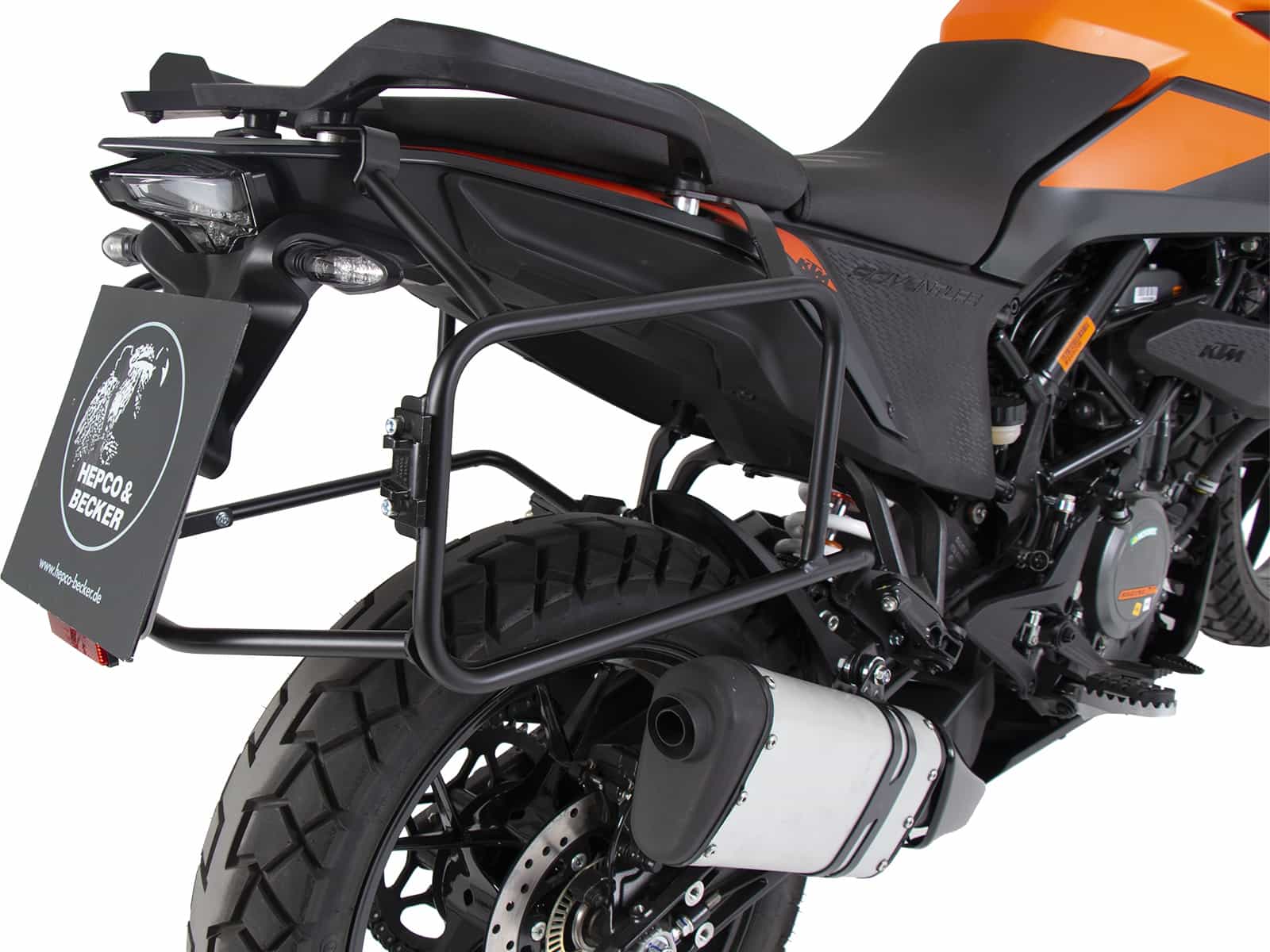 Seitenkofferträger festverschraubt schwarz für KTM 390 Adventure (2020-)