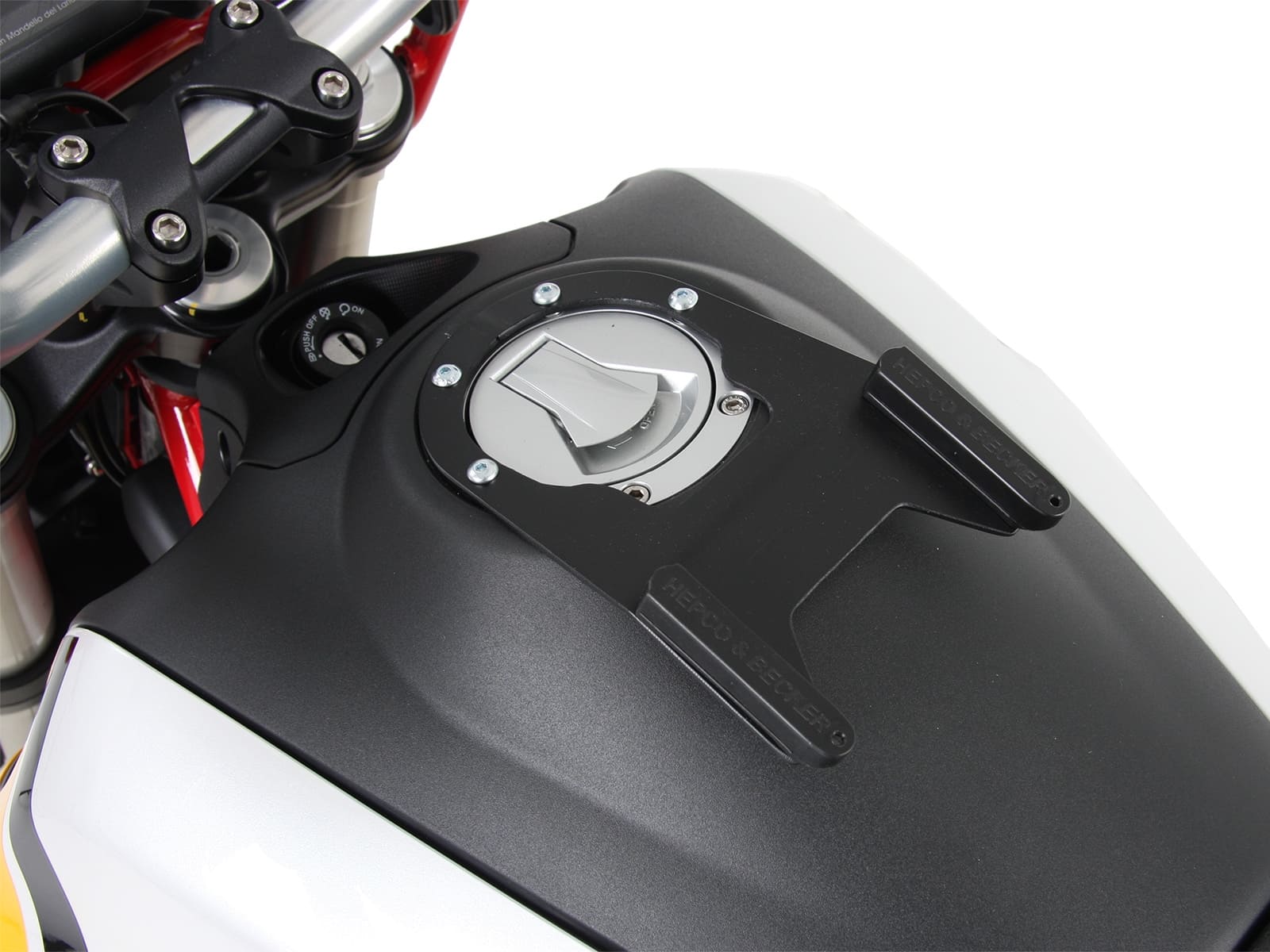 Tankring Lock-it inkl. Tankrucksackverschlusseinheit für Moto Guzzi V 85 TT (2019-2023)