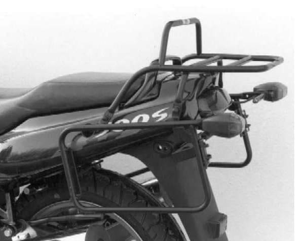 Komplettträgerset (Seitenkofferträger und Rohrgepäckbrücke Topcaseträger) schwarz für Kawasaki GPZ 500 S (1994-2003)