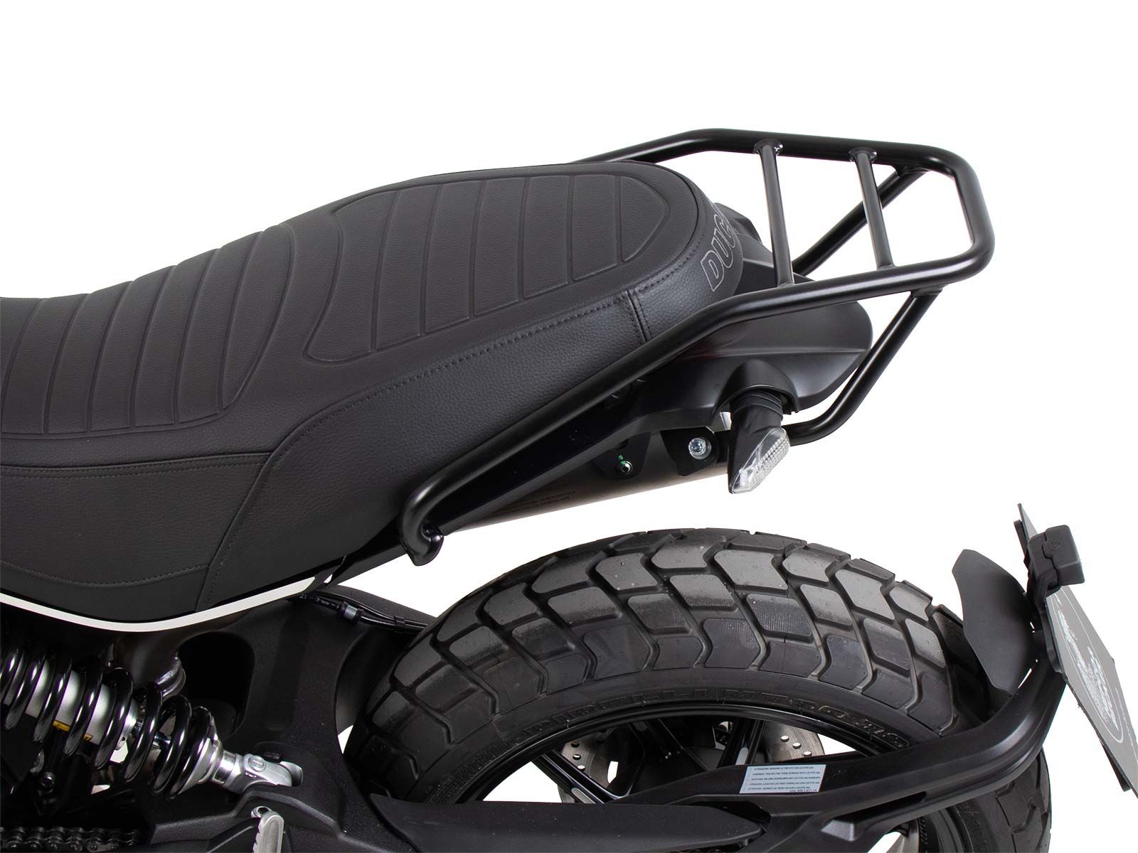 Tube rear rack - black for Ducati Scrambler 1100 Dark Pro/Pro/Sport Pro (2021-)
