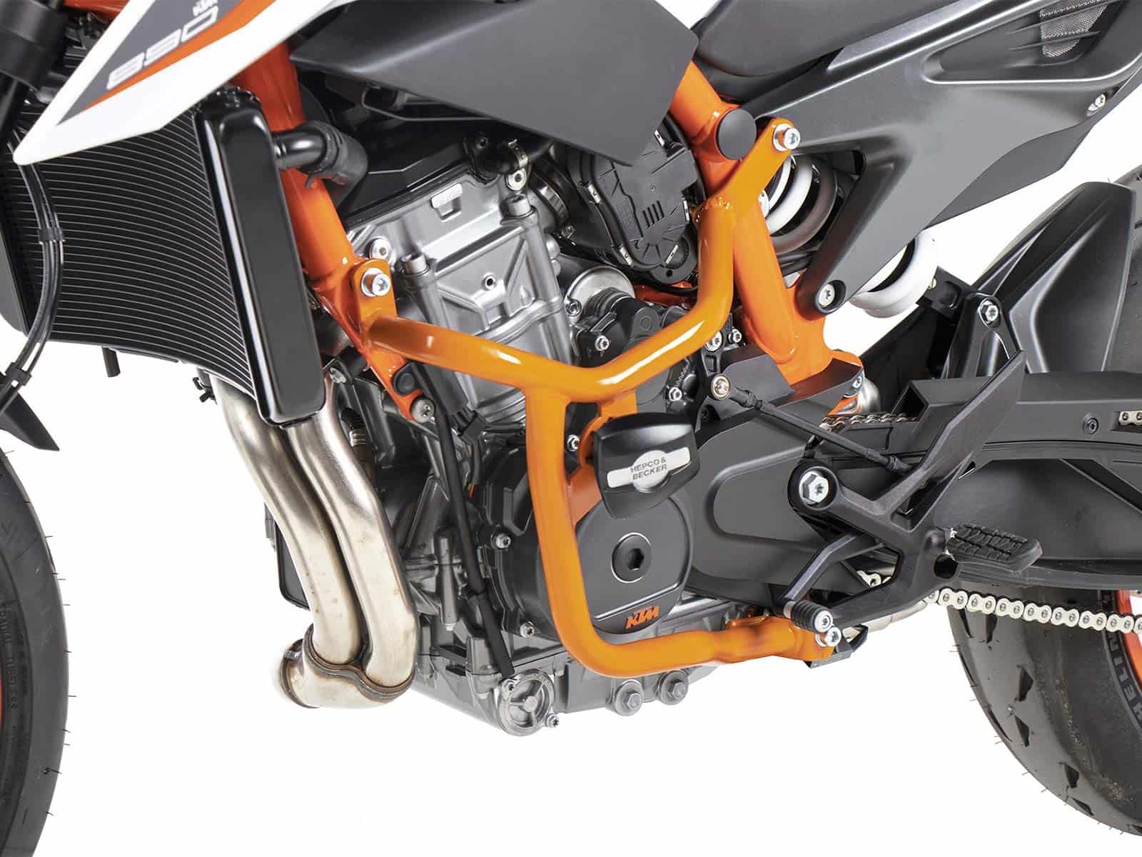 Motorschutzbügel inkl. Protectionpad orange für KTM 890 Duke R (2020-2023)