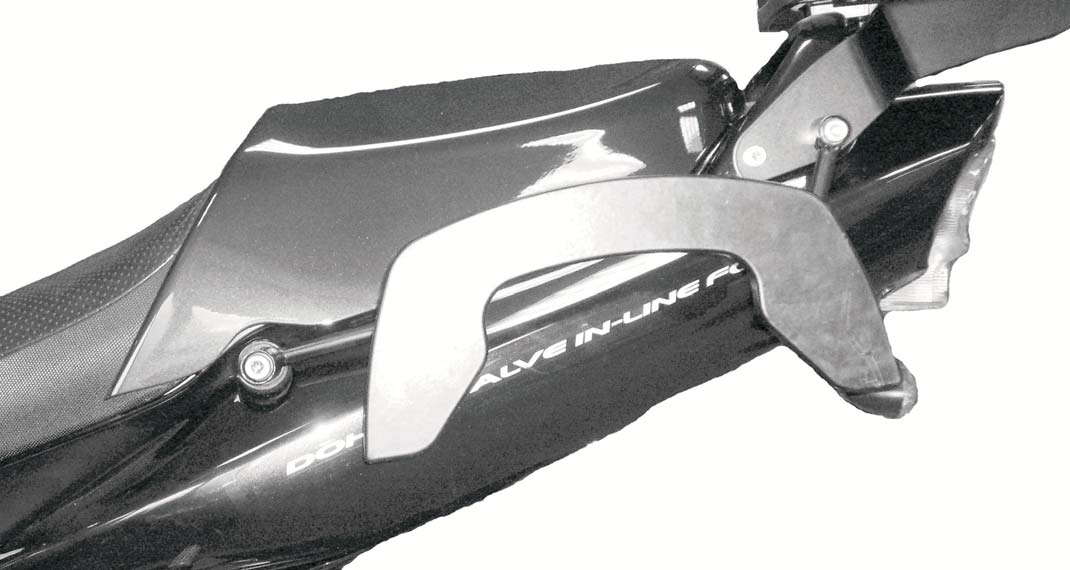 C-Bow Seitenträger schwarz für Suzuki GSF 600 S Bandit (2000-2004)