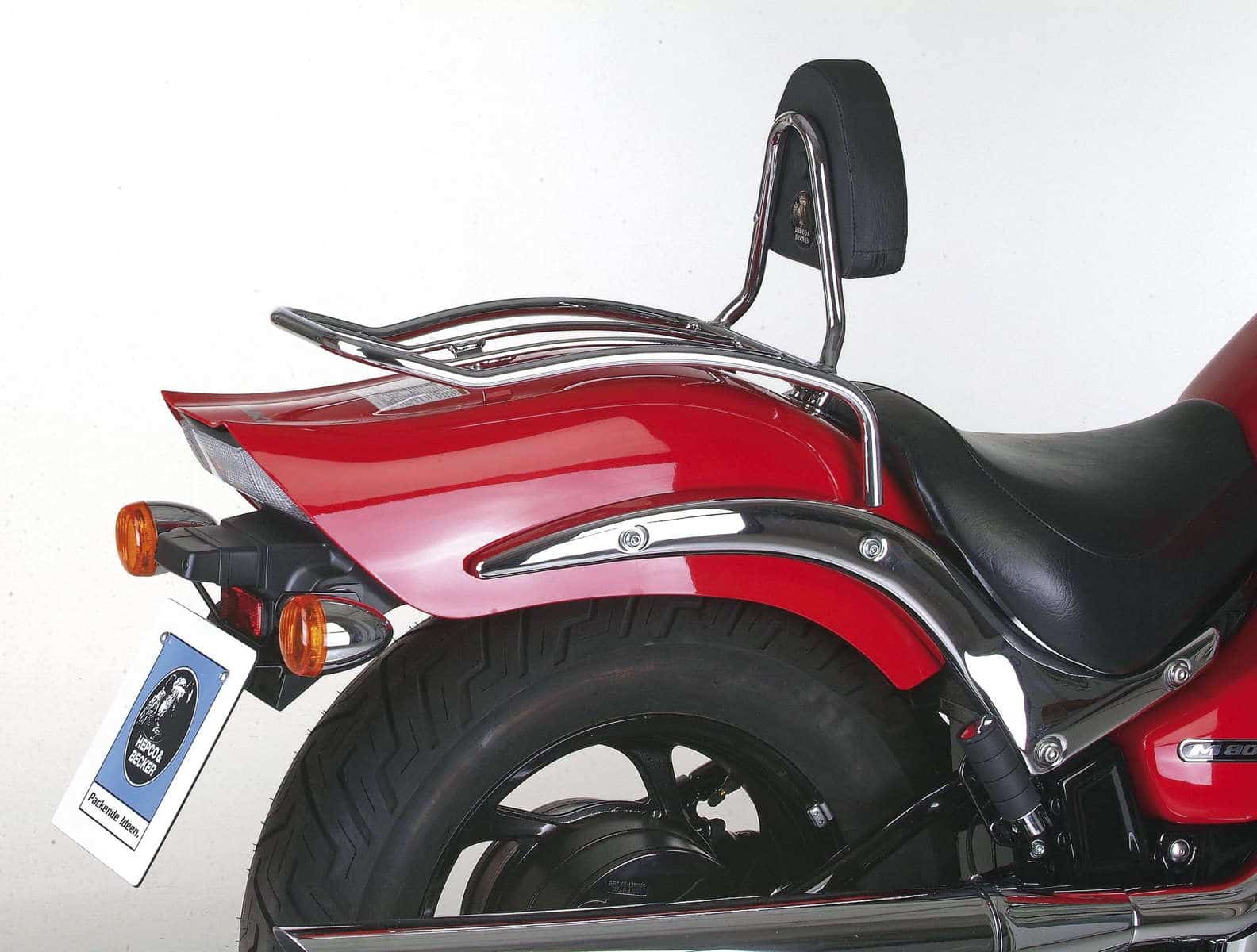Solorack mit Rückenlehne chrom für Suzuki M 800 Intruder (2005-2008)