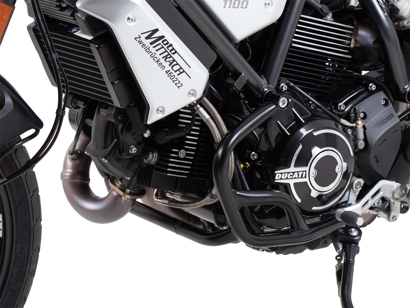 Engine protection bar black for Ducati Scrambler 1100 Dark Pro/Pro/Sport Pro (2021-)