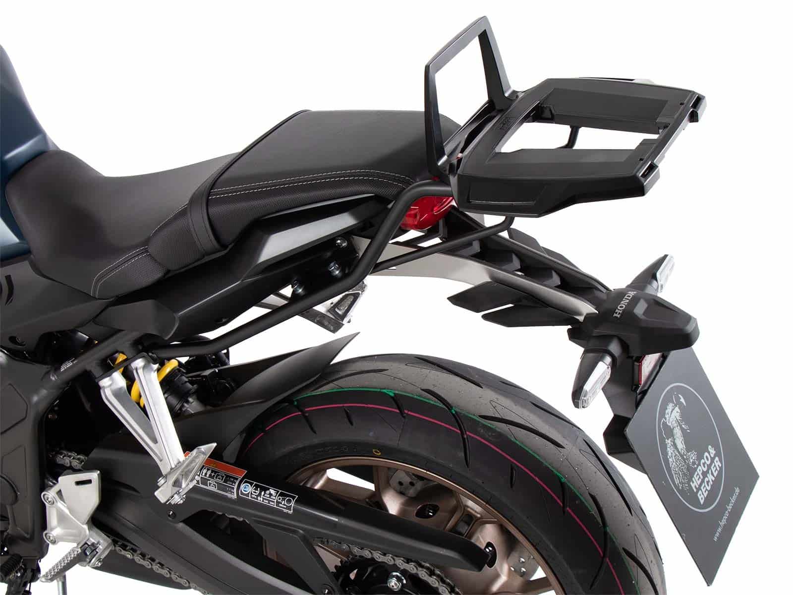 Alurack Topcaseträger schwarz für Honda CBR 650 R (2021-2023)