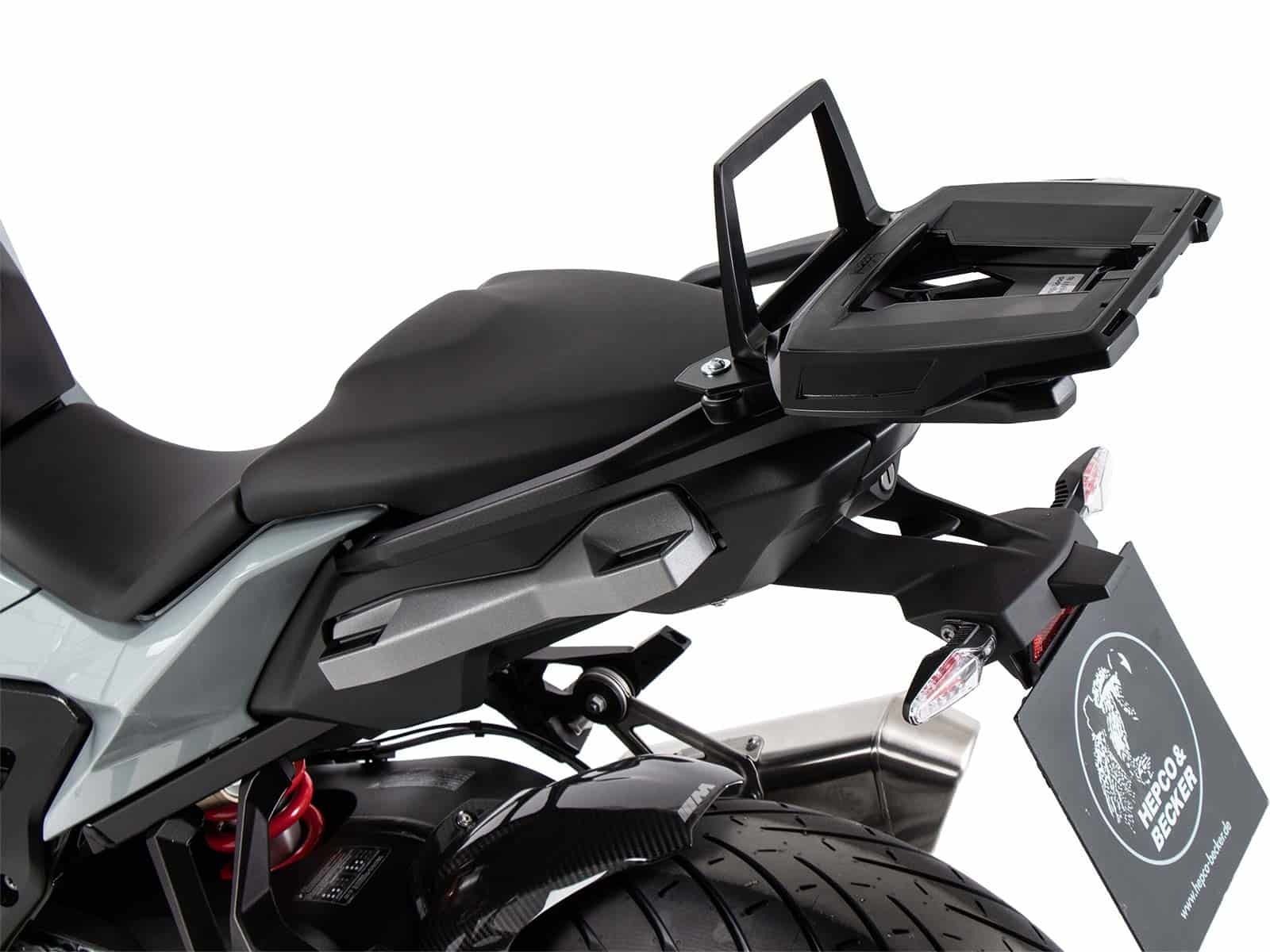 Alurack top case carrier black for combination with original rear rack for BMW S 1000 XR (2020-2023)
