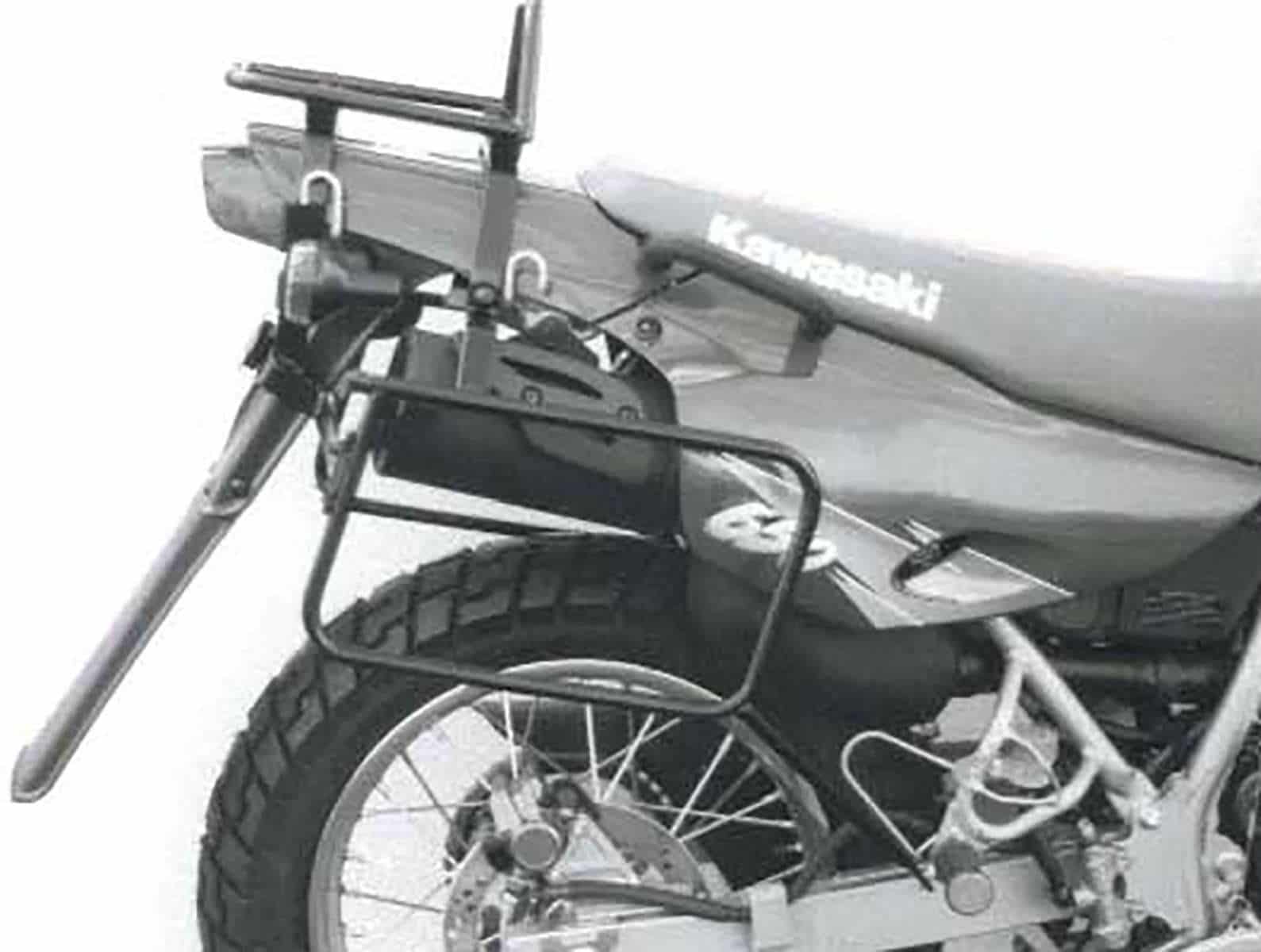 Sidecarrier permanent mounted black for Kawasaki KLR 650 (1995-2003)