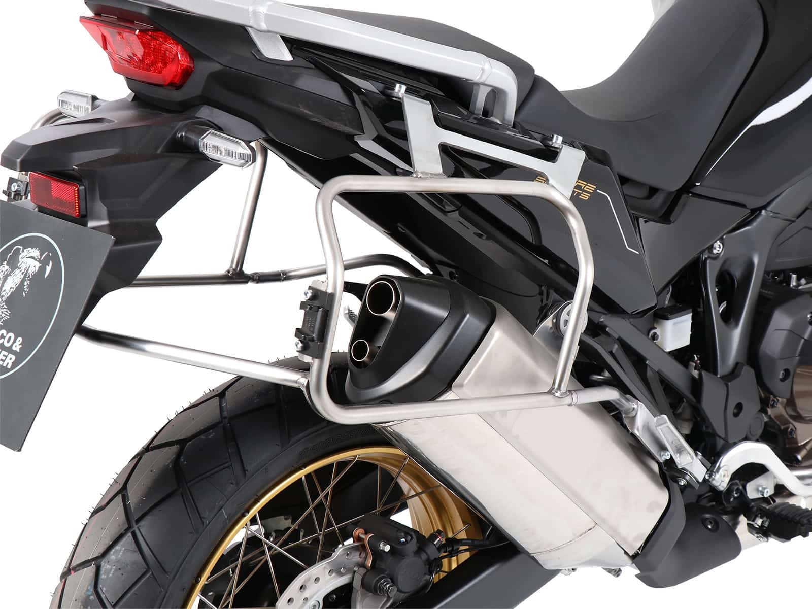 Side carrier Cutout for Xplorer Cutout cases 40/37 for Honda CRF 1100L Africa Twin (2019-2023) / Adventure Sports (2020-2023)