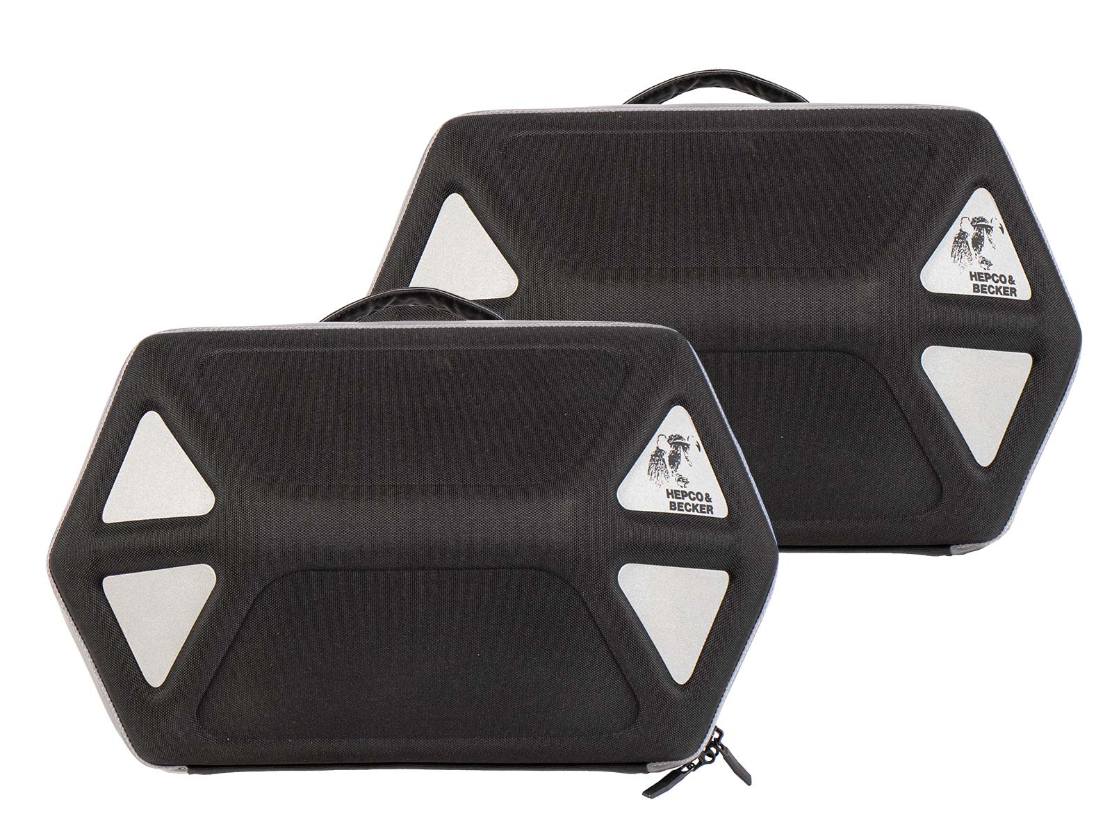 Seitentaschensatz Royster Speed schwarz mit grauem Reißverschluss für C-Bow Halter