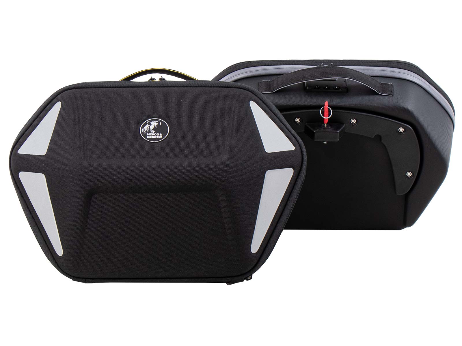 Seitentaschensatz Royster Neo schwarz/grau für Hepco&Becker C-Bow Seitenträger