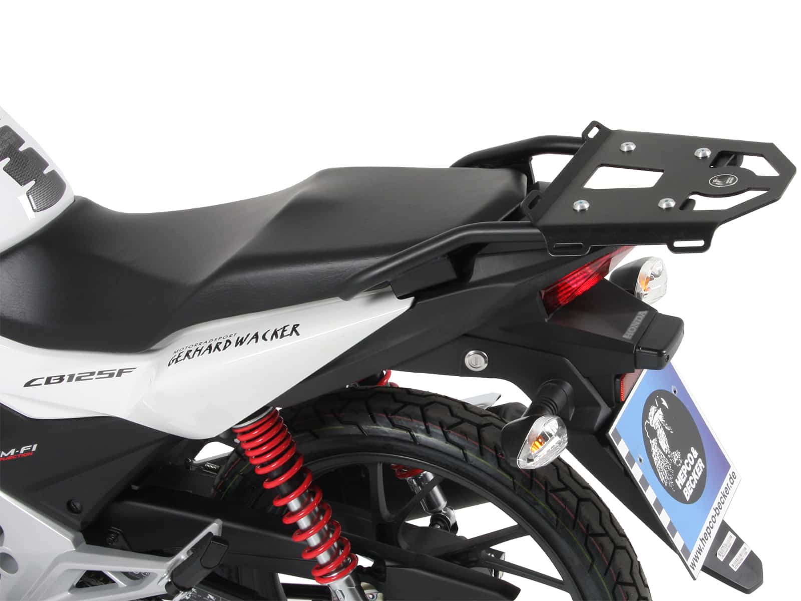 Minirack Softgepäck-Heckträger schwarz für Honda CB 125 F (2015-2020)